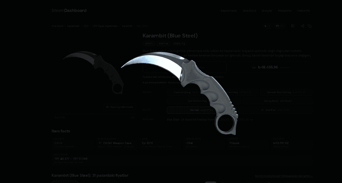 CS2 Karambit Bıçak
